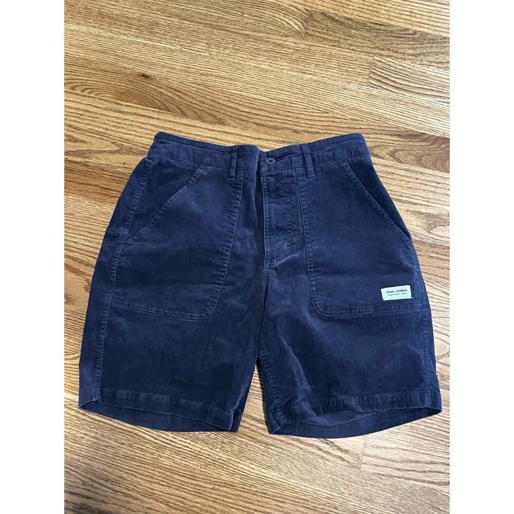 Banks Journal EUC Blue Cord Big Bear Walkshorts 1/2 Elastic Waist 30